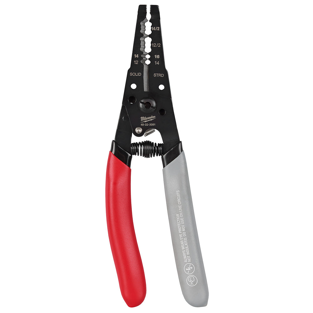 12-16 AWG NM Dipped Grip Wire Stripper & Cutter