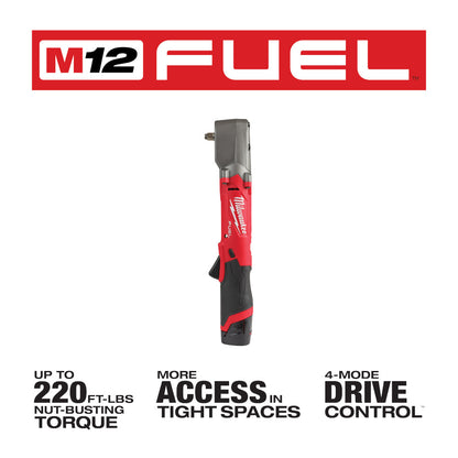 M12 FUEL™ 3/8" Right Angle Impact Wrench Kit