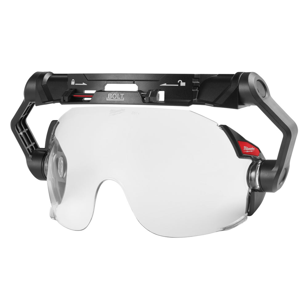 BOLT™ Eye Visor - Clear Dual Coat Lens (Compatible with Safety Helmets & Hard Hats)