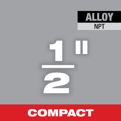 Compact 1/2" ALLOY NPT Portable Pipe Threading Forged Aluminum Die Head