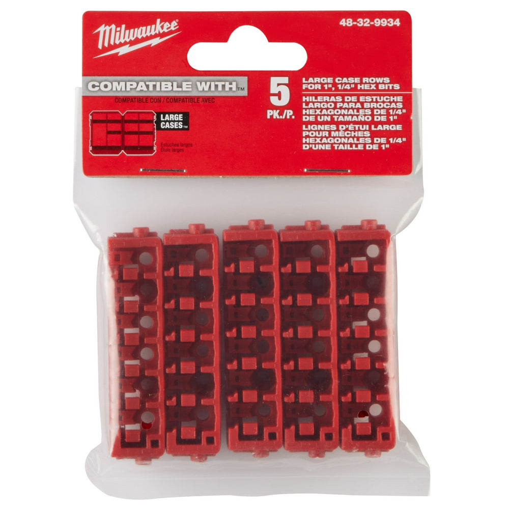 Large Case Rows for Insert Bit Accessories (5 PK)