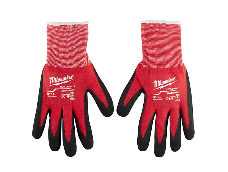 Cut Level 1 Nitrile Dipped Gloves - L