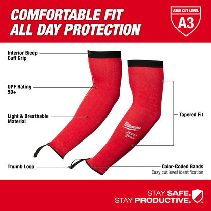 Cut Level 3 Protective Sleeves - 16"