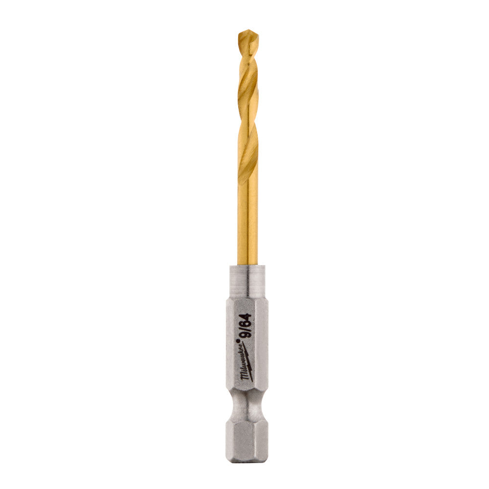 9/64" SHOCKWAVE™ Impact Duty RED HELIX™ Titanium Drill Bit