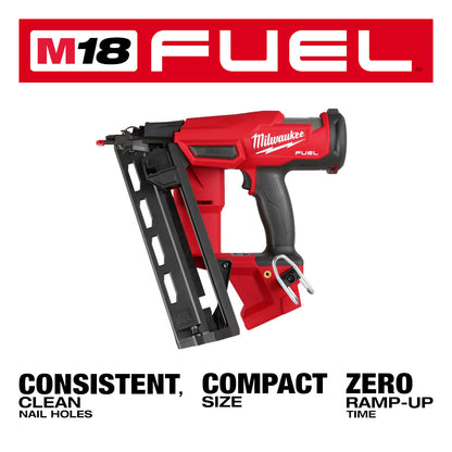 M18 FUEL™ 16 Gauge Angled Finish Nailer