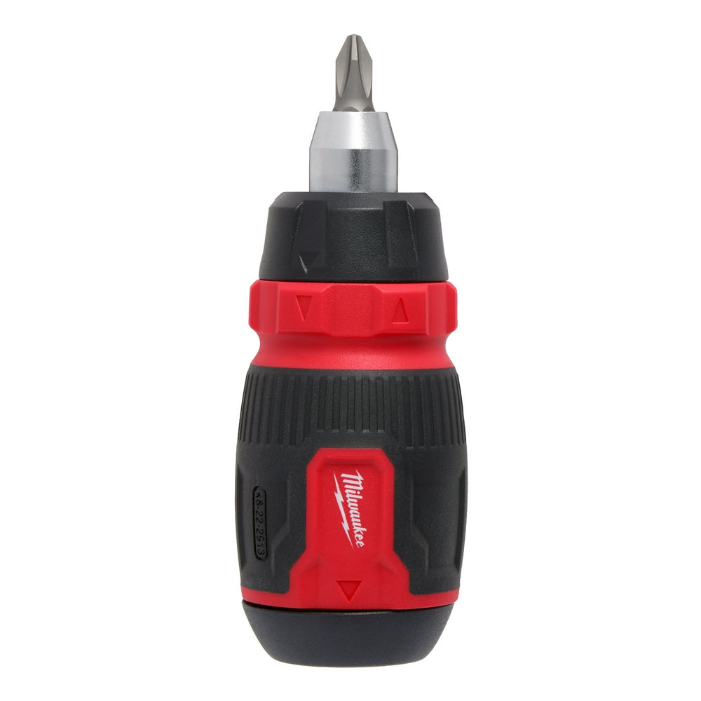 8-in-1 Ratcheting Compact Multi-Bit Screwdriver