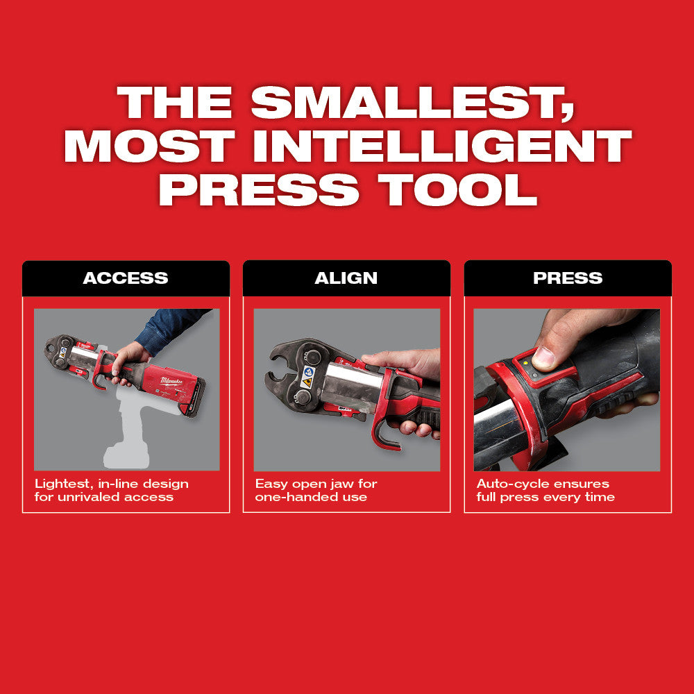 M18™ FORCE LOGIC™ Press Tool Kit w/ ONE-KEY™ with 1/4"-7/8" Streamline™ ACR Jaws