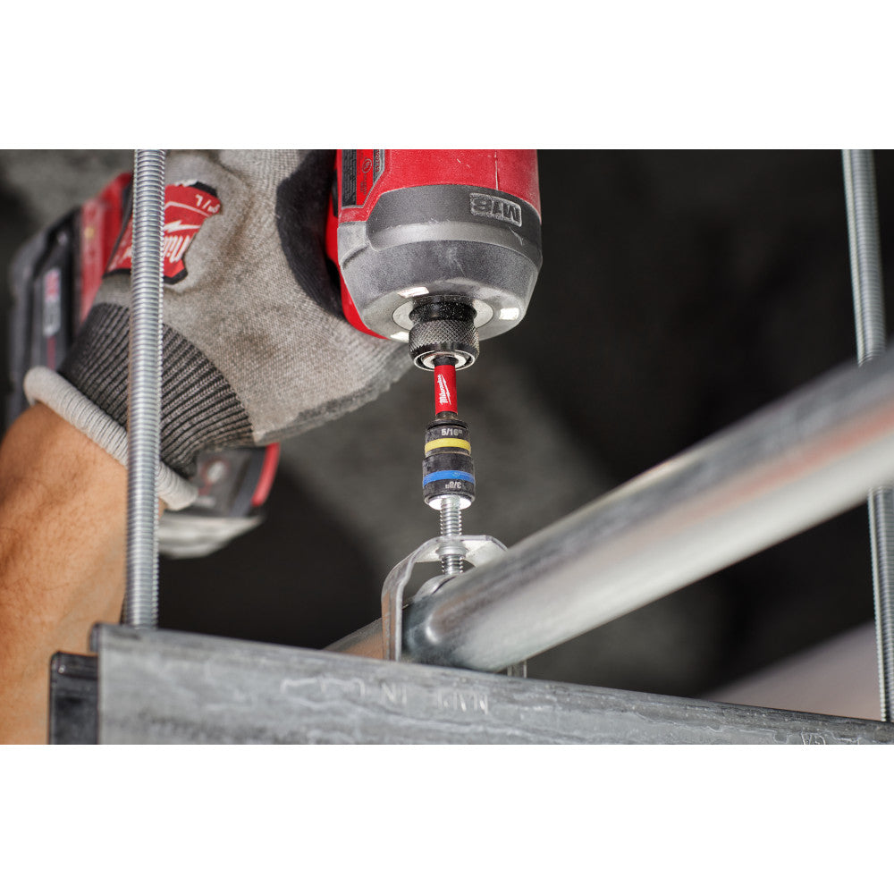 SHOCKWAVE™ Impact Duty 5/16" and 3/8" x 2-1/2" QUIK-CLEAR™ 2-in-1 Magnetic Nut Driver Bulk 25