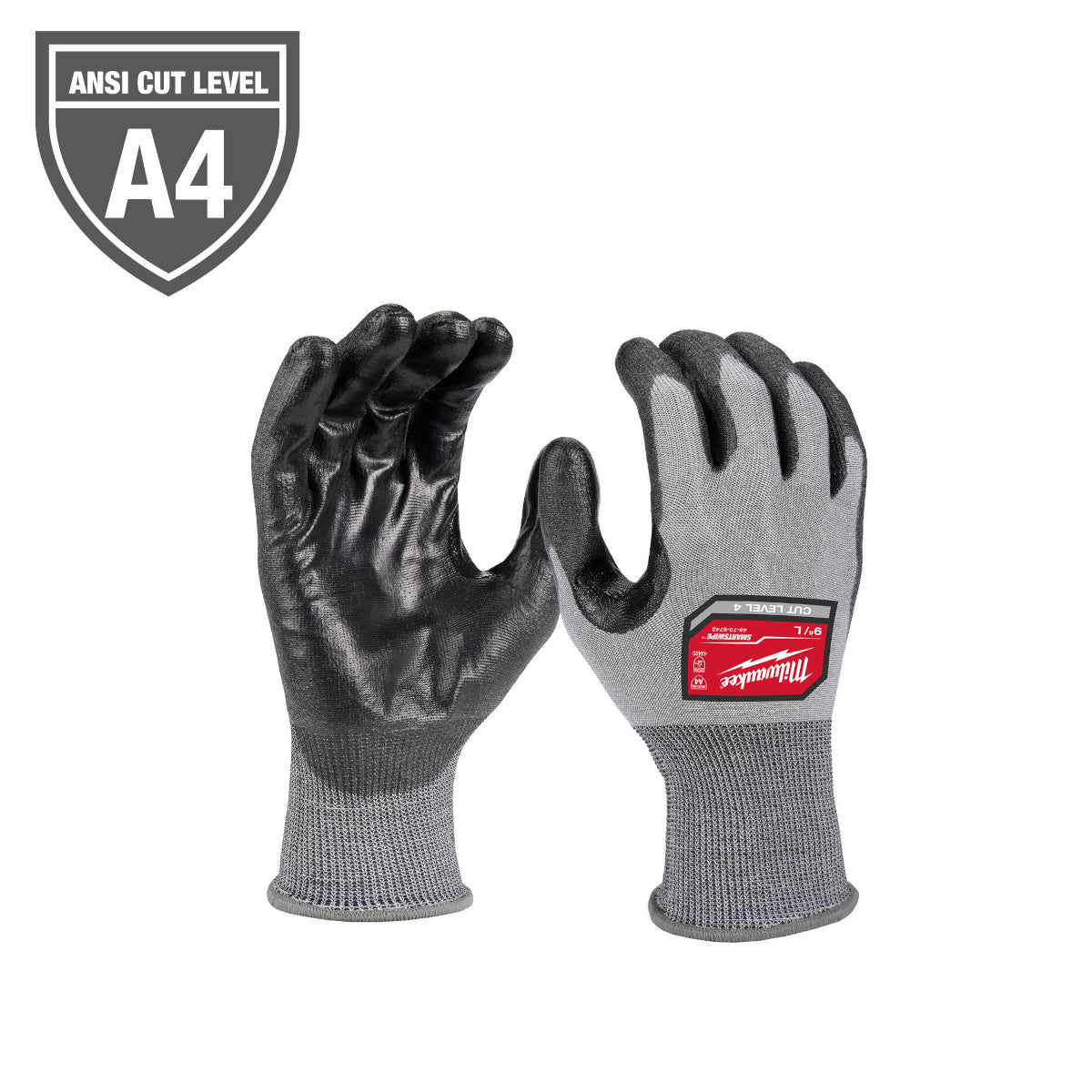 Cut Level 4 High Dexterity Polyurethane Dipped Gloves - M