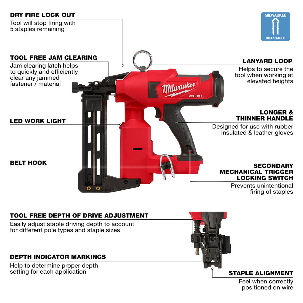 M18 FUEL™ Utility Fencing Stapler