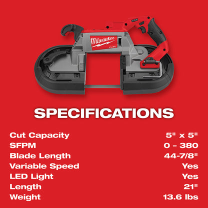 M18 FUEL™ Deep Cut Dual-Trigger Band Saw