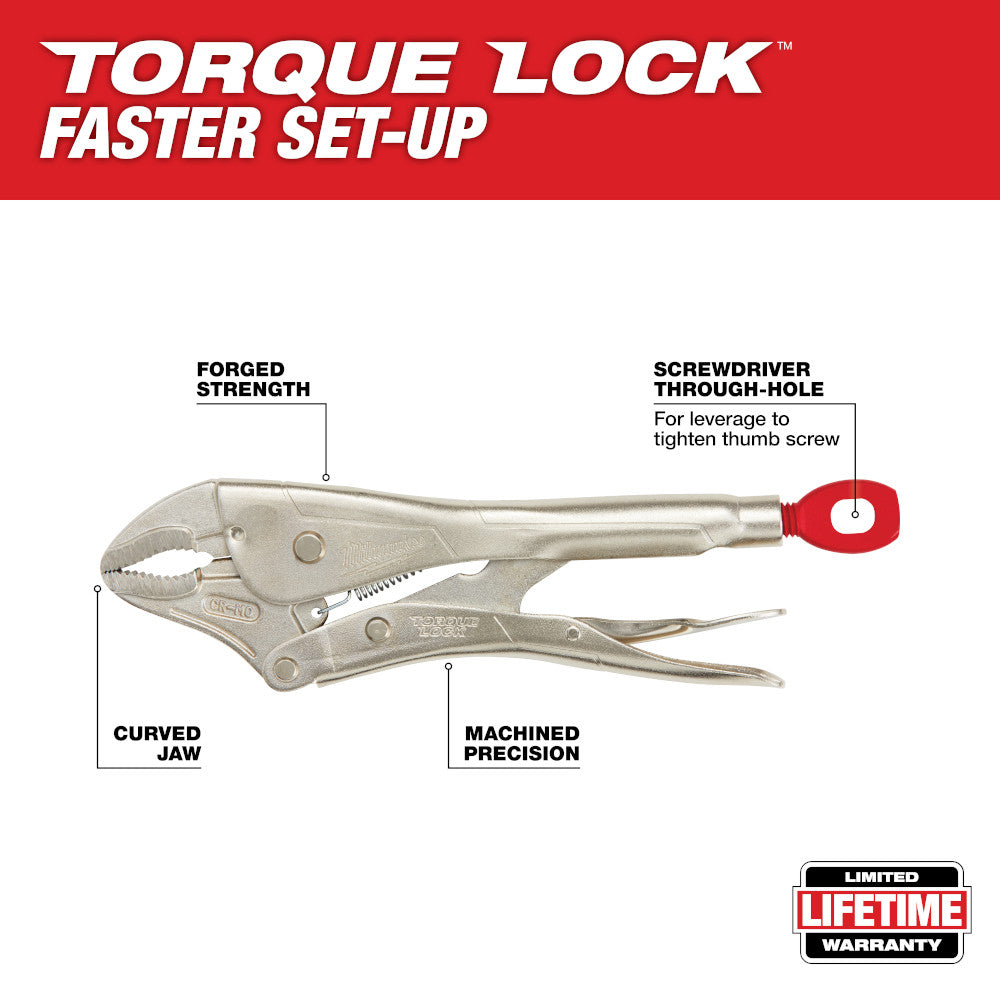 10 in. TORQUE LOCK™ Curved Jaw Locking Pliers