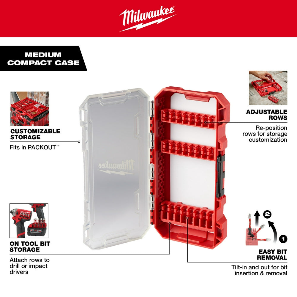 Customizable Medium Compact Case for Impact Driver Accessories