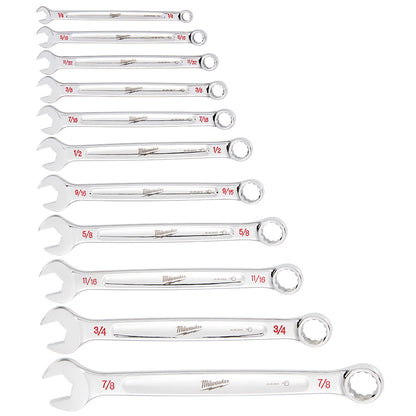 11pc SAE Combination Wrench Set