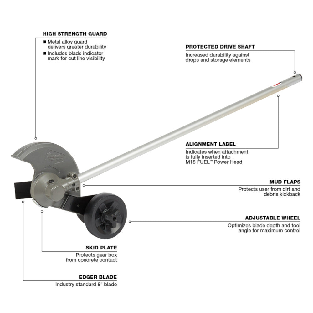 M18 FUEL™ QUIK-LOK™ Edger Attachment