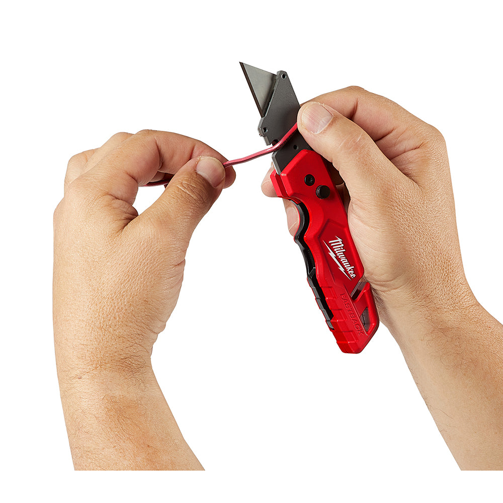 FASTBACK™ Folding Utility Knife w/ Blade Storage