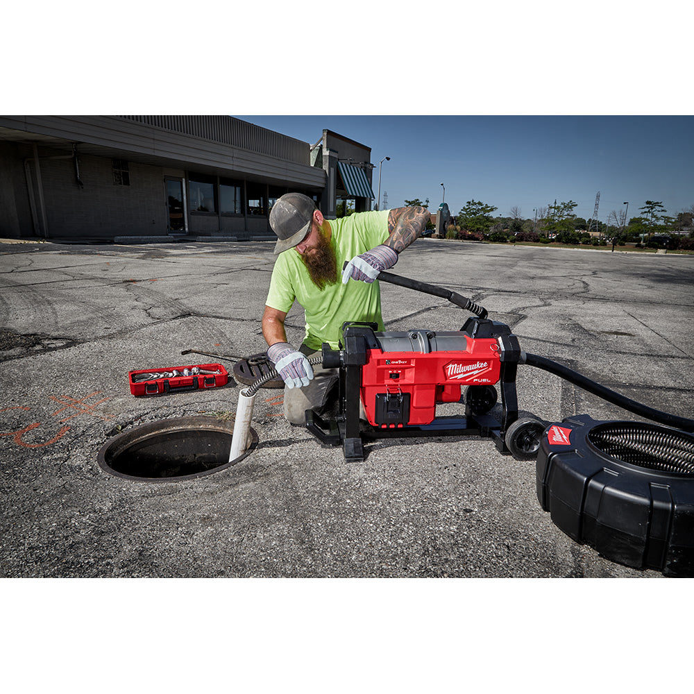 M18 FUEL™ Sewer Sectional Machine with Cable Drive™ Kit