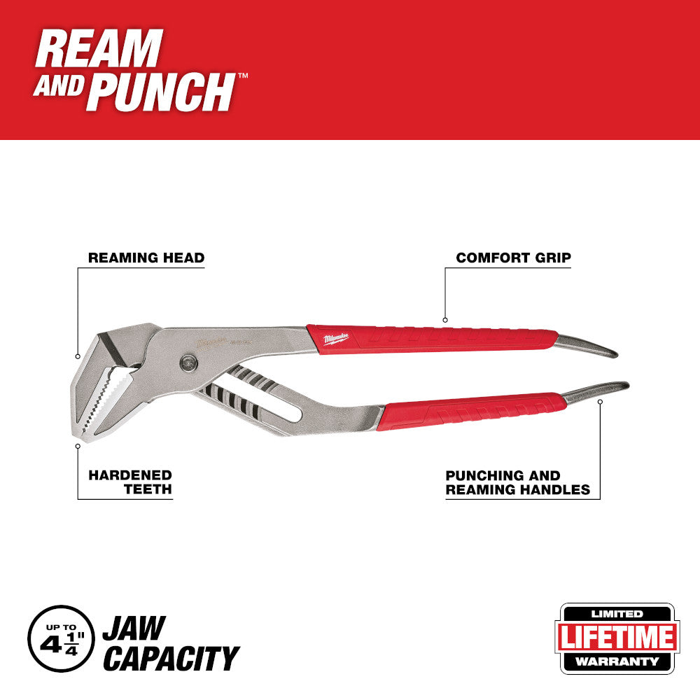 12 in. Straight-Jaw Pliers