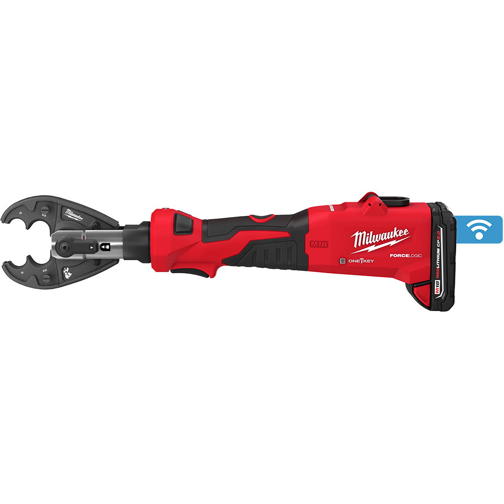 M18™ FORCE LOGIC™ 6T Linear Utility Crimper Kit w/ O-D3 Jaw