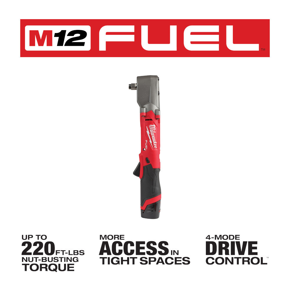 M12 FUEL™ 1/2" Right Angle Impact Wrench Kit