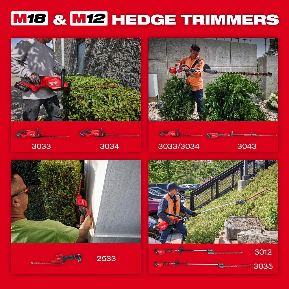 M18 FUEL™ Pole Articulating Hedge Trimmer Kit