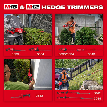 M18 FUEL™ Pole Articulating Hedge Trimmer Kit