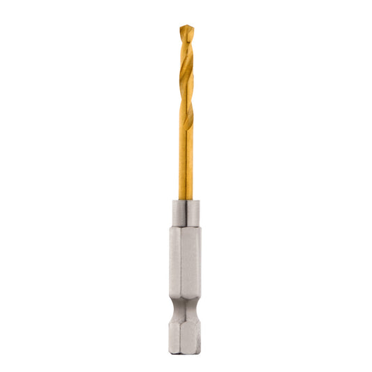 1/8" SHOCKWAVE™ Impact Duty RED HELIX™ Titanium Drill Bit