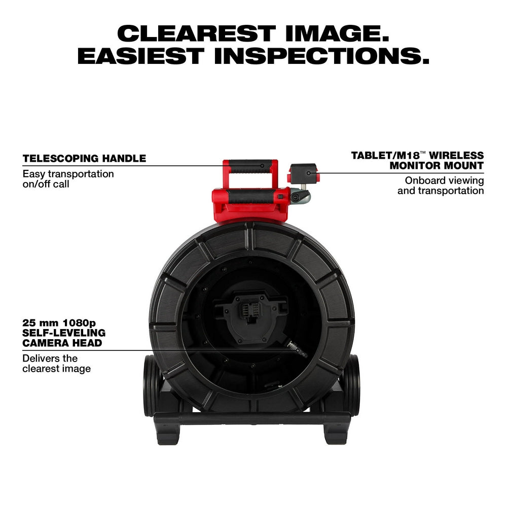 M18™ 200’ Mid-Stiff Pipeline Inspection Reel