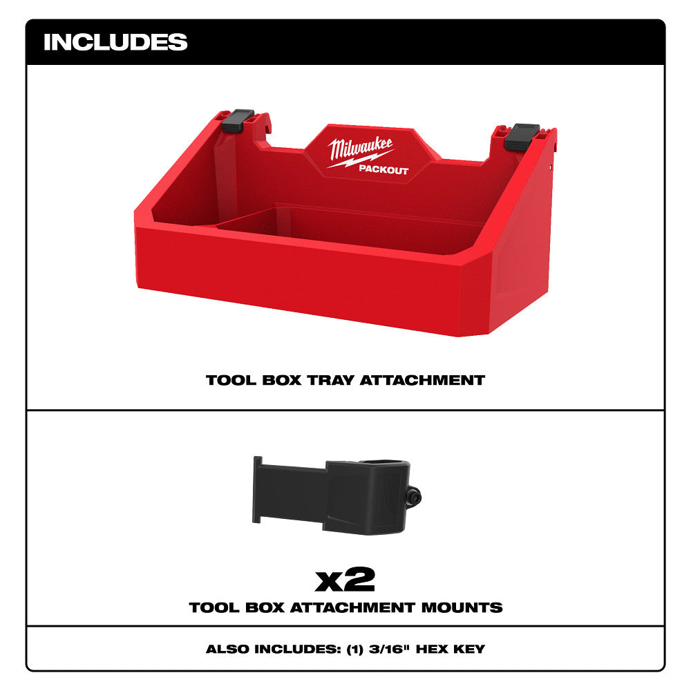 PACKOUT™ Tool Box Tray Attachment