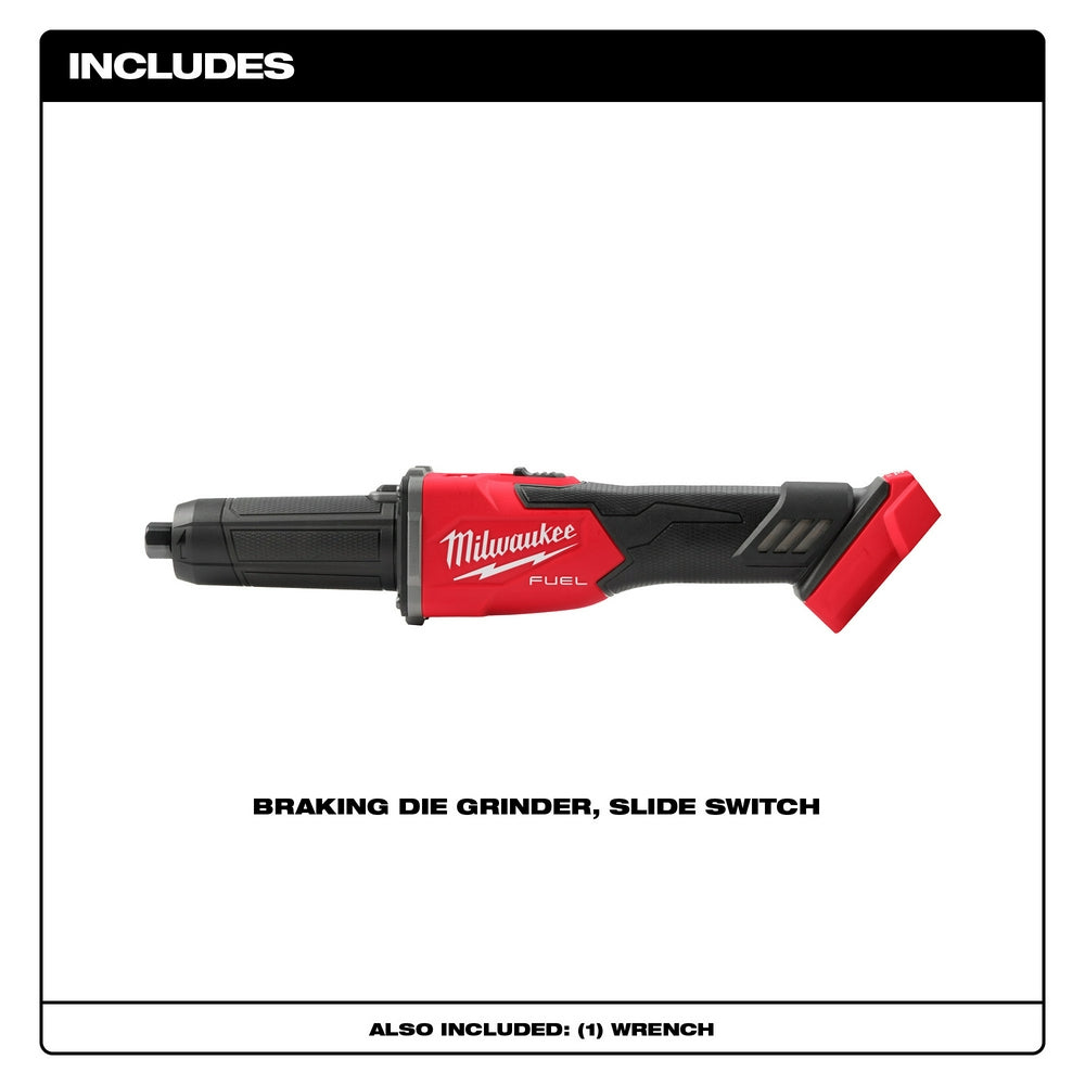 M18 FUEL™ Braking Die Grinder, Slide Switch