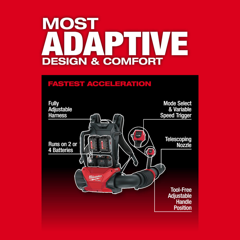 M18 FUEL™ Dual Battery Backpack Blower