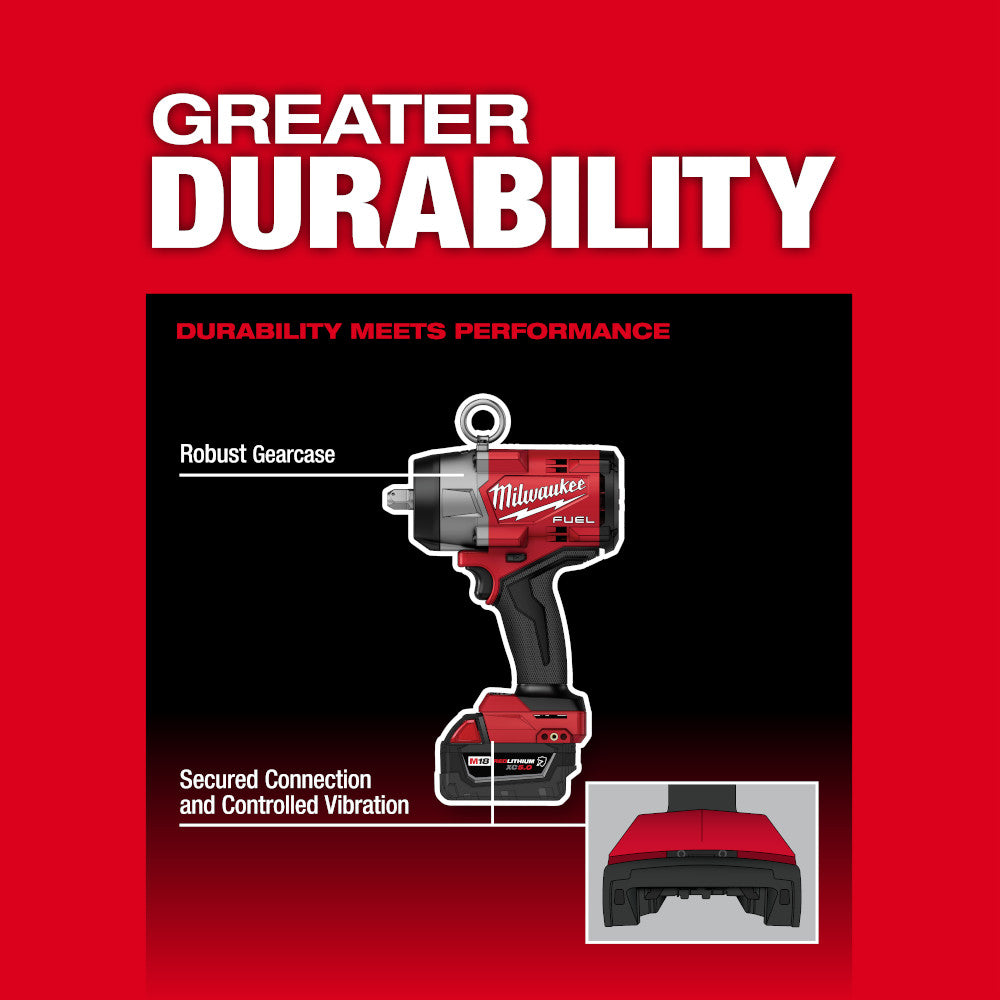 M18 FUEL™ 1/2" High Torque Impact Wrench w/ Pin Detent Kit