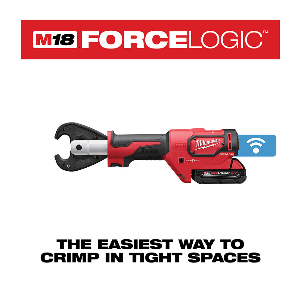 M18™ FORCE LOGIC™ 6T Utility Crimper Kit with D3 Grooves Snub Nose