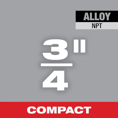 Compact 3/4" ALLOY NPT Portable Pipe Threading Forged Aluminum Die Head