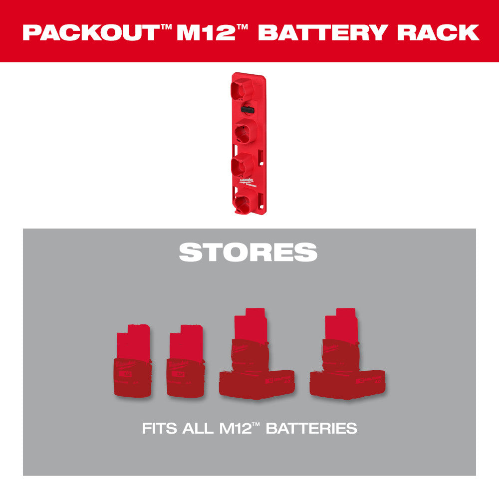 PACKOUT™ M12™  Battery Rack