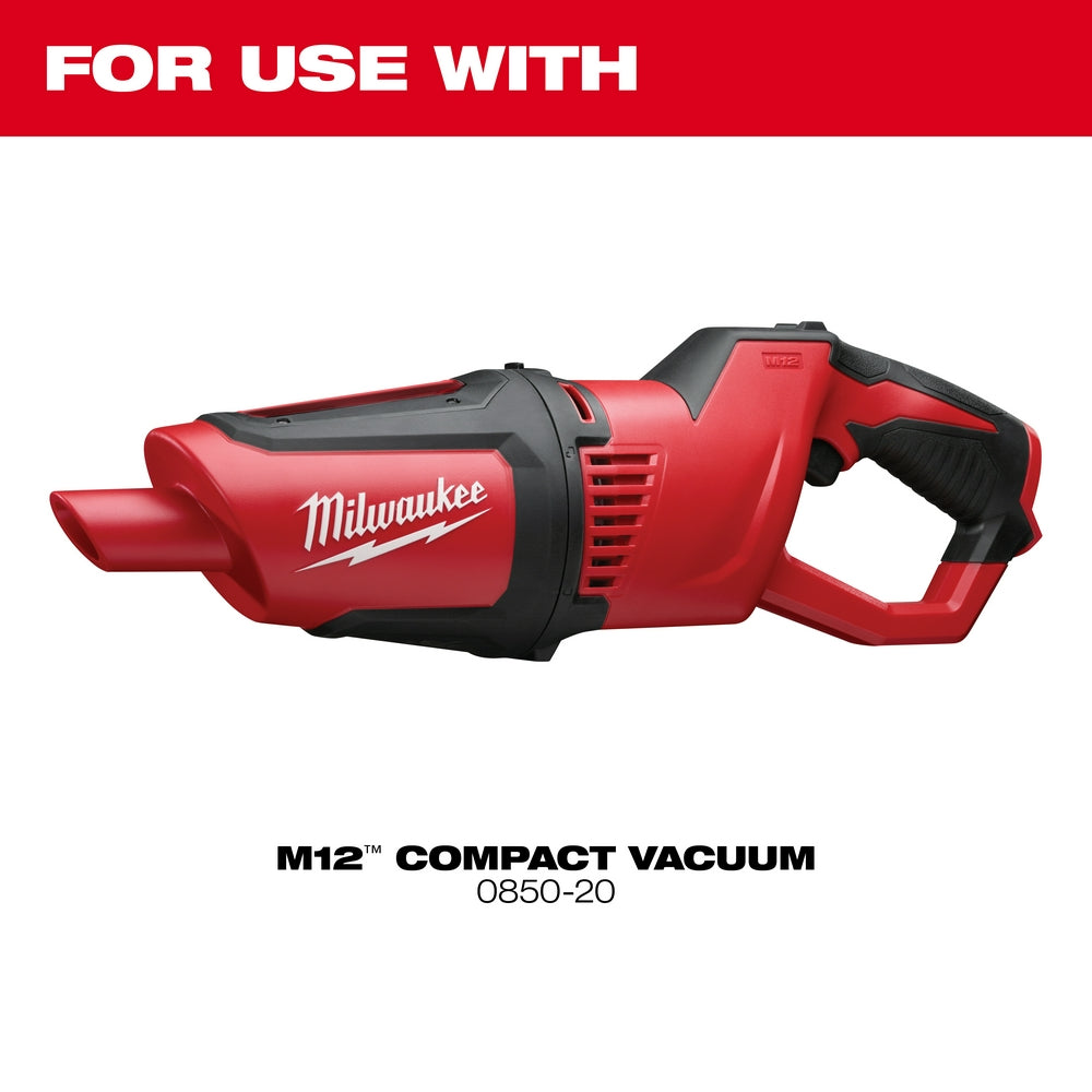 For use with M12 Compact Vacuum 0850-20