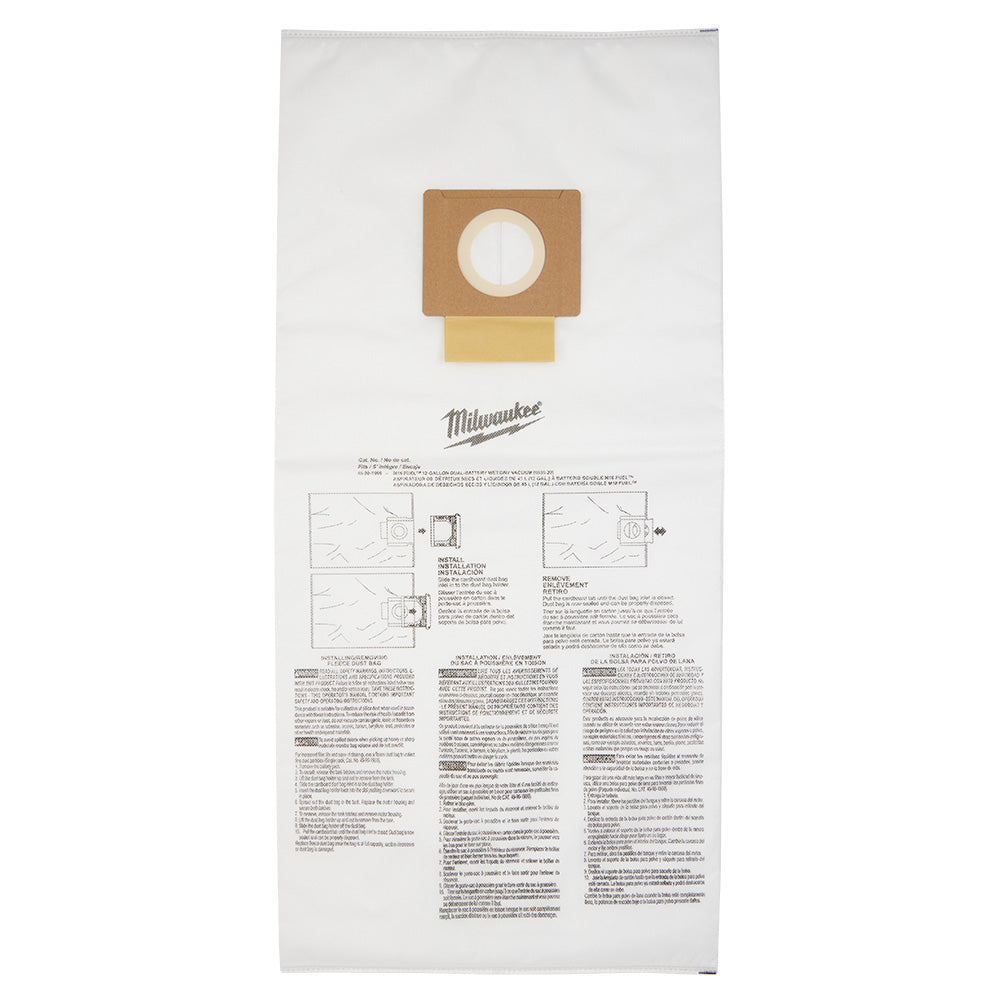 Fleece Dust Bags (5PK) - 12 Gallon