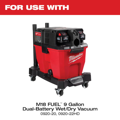 For use with M18 Fuel 9 Gallon Dual-Battery Wet/Dry Vacuum 0920-20, 0920-22HD