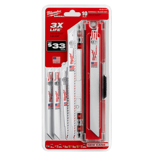 General Purpose SAWZALL® Blade Set -10PC