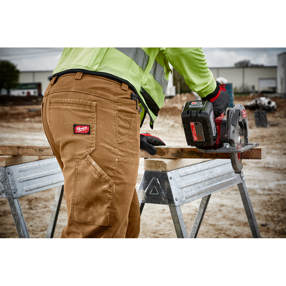Heavy Duty Flex Work Pants - Khaki 4032