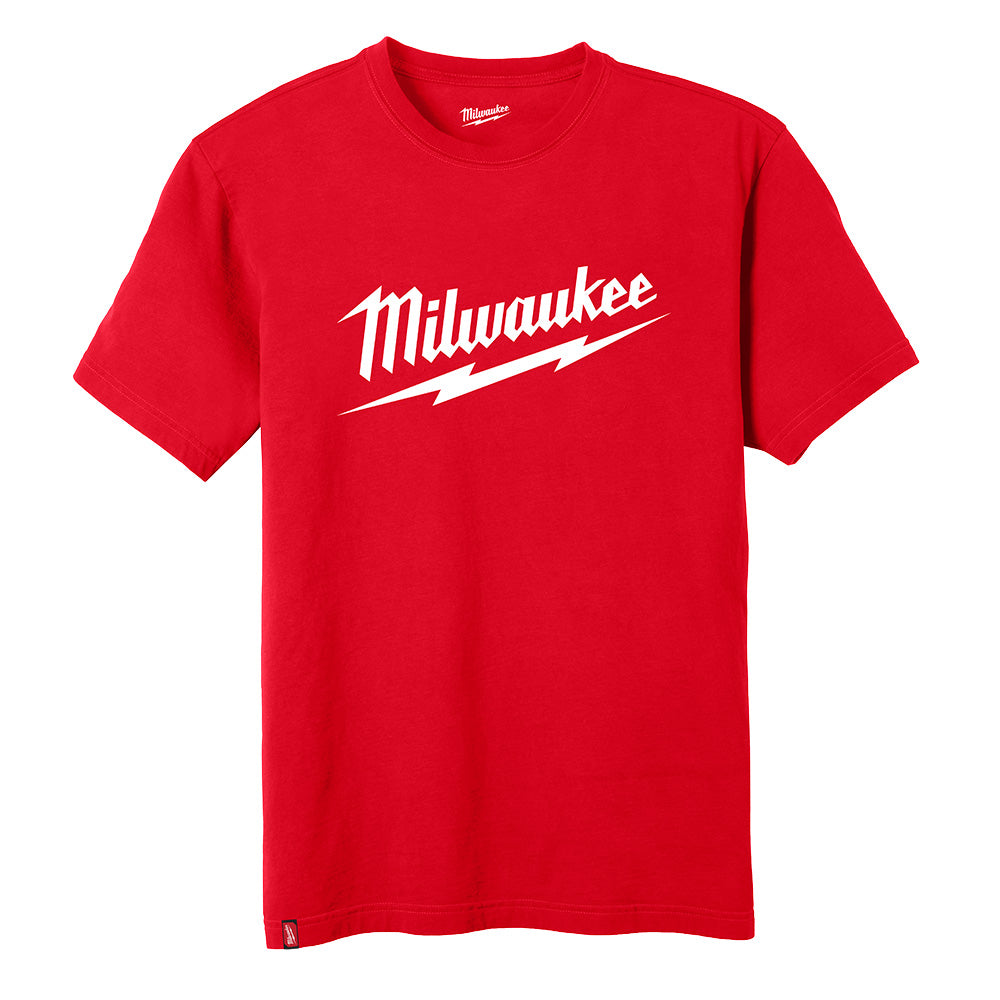 Heavy Duty T-Shirt - Short Sleeve Logo Red L