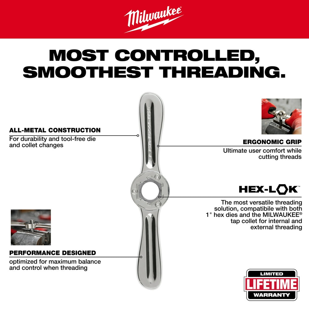 HEX-LOK™ 2-in-1 Tap and Die Threading Handle? & Tap Collet