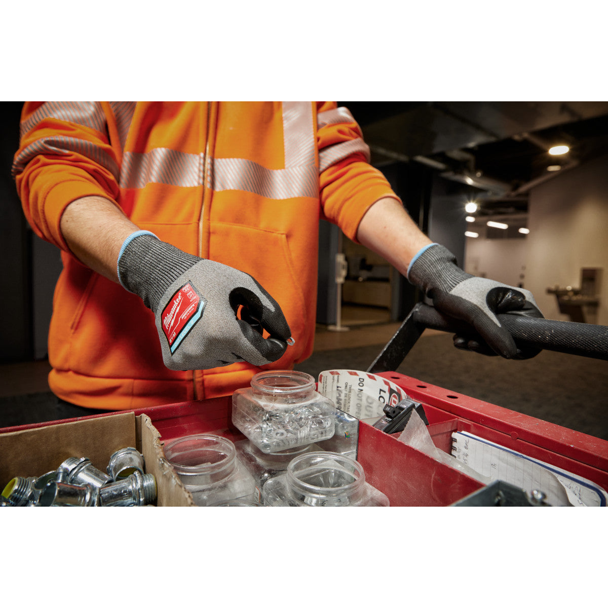 High Dex A2 Polyurethane Gloves-M