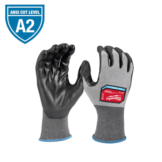 High Dex A2 Polyurethane Gloves-M