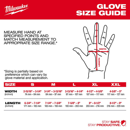 High Visibility Cut Level 2 Polyurethane Dipped Gloves - L
