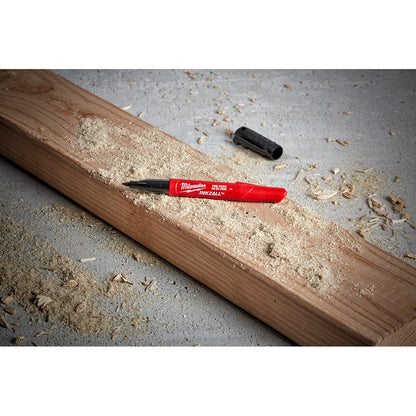 INKZALL™ 12PC Fine Point Black Marker