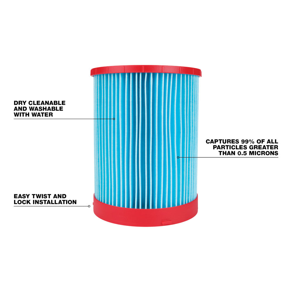 Large Wet/Dry Vacuum High Efficiency Filter
