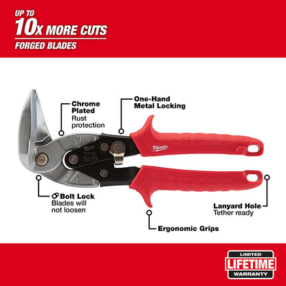 Left Cutting Upright Aviation Snips