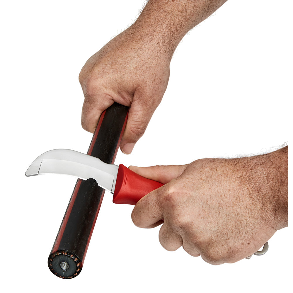 Lineman’s Blunt Tip Hawkbill Knife with STICKWORK™ 3-in-1 Ring