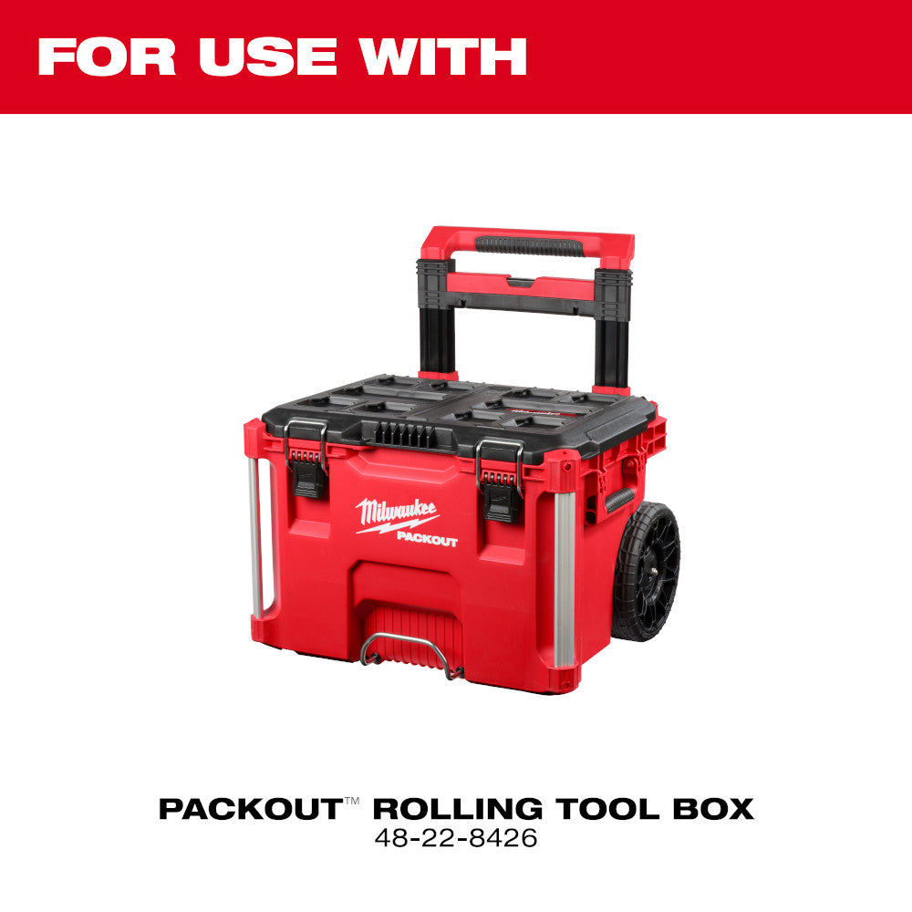 For use with Packout Rolling Tool Box #48-22-8426